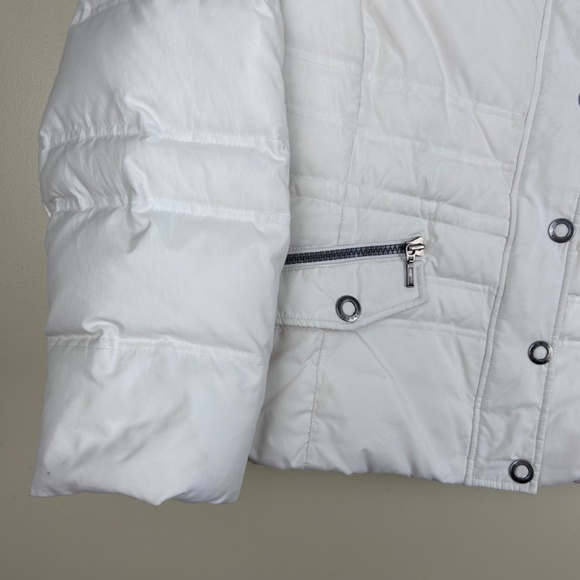 Eddie Bauer Women’s Goose Down puffer jacket with removable fur collar XL - Picture 5 of 14